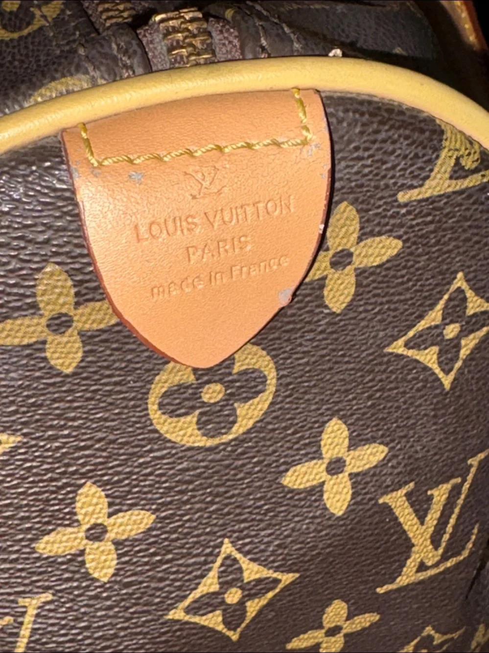Vintage Louis Vuitton Monogram Canvas Speedy 30 Handbag-Vintage & has some wear